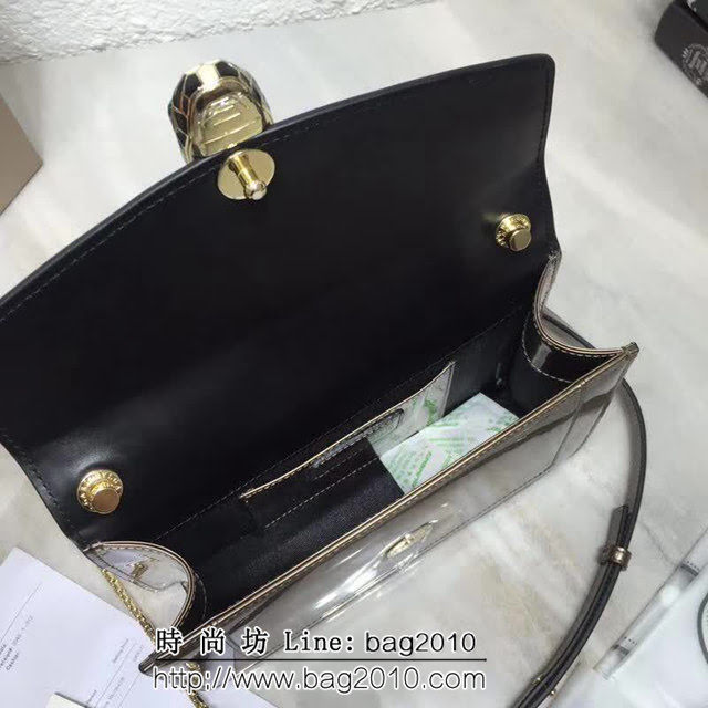 BVLGARI寶格麗 漆皮系列 時尚百搭 單層單鏈 單肩斜挎包 39174 FYD1379